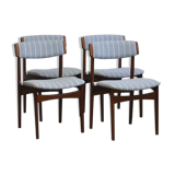 Set of 4 chairs by T.S.M in Denmark in the 1970