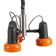 Orange 70s 3-Point adjustable Pendant Lamp