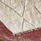 Beni Ouarain Berber rug in cream 300x200 cm – natural wool – handmade