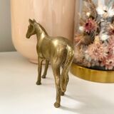Brass horse