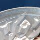 Old Degué Compiegne Chandelier Art Deco suspension white glass paste Numbered