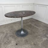 Tulip table 1970 in marble