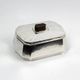 Art Deco set by Kirby Beard & Christofle – silver-plated box & tray