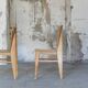 2 chaises Tout-bois attribué à Vauconsant 1941