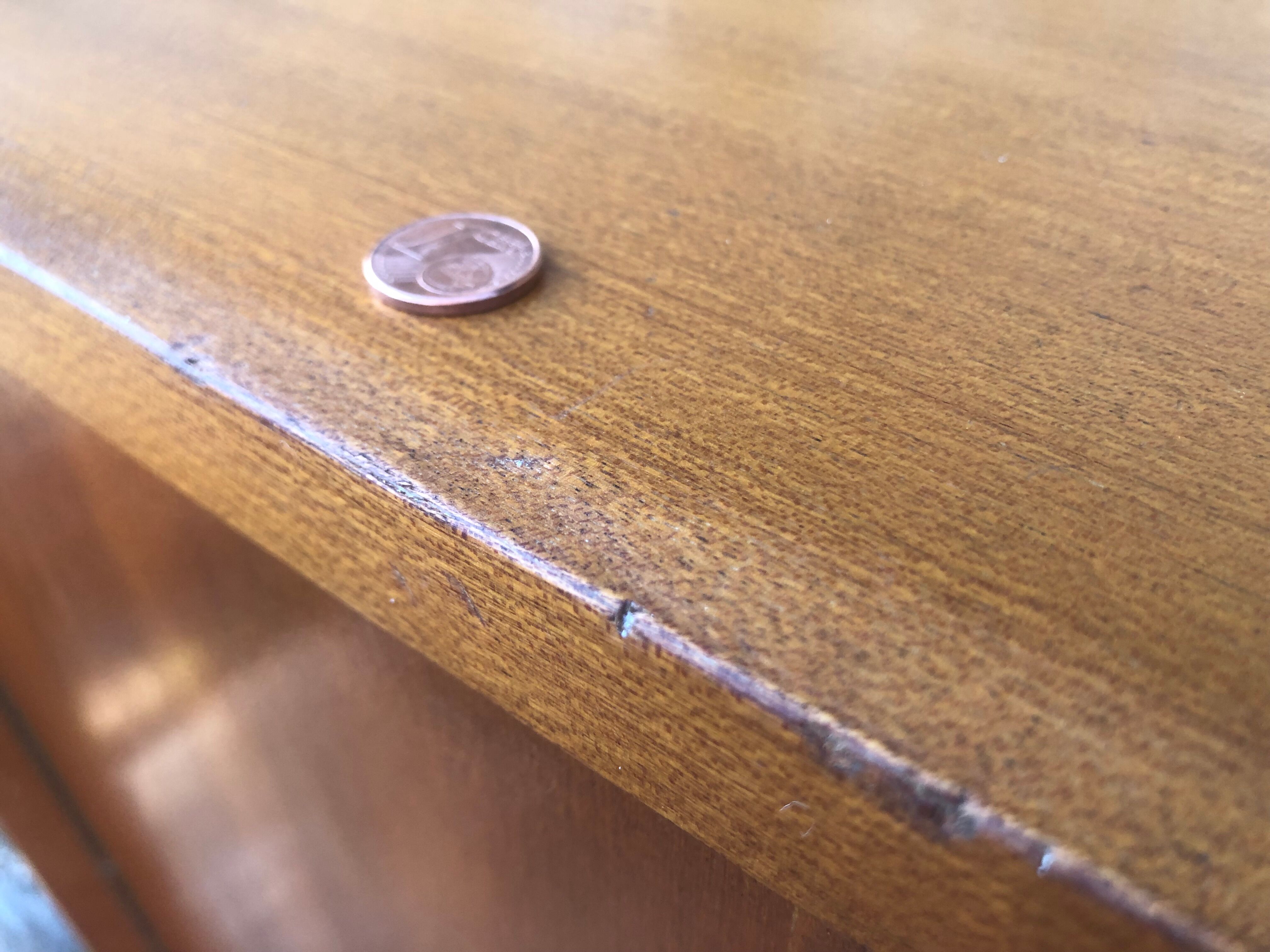 Scandinavian chest of drawers with 4 drawers and storage, circa 60's