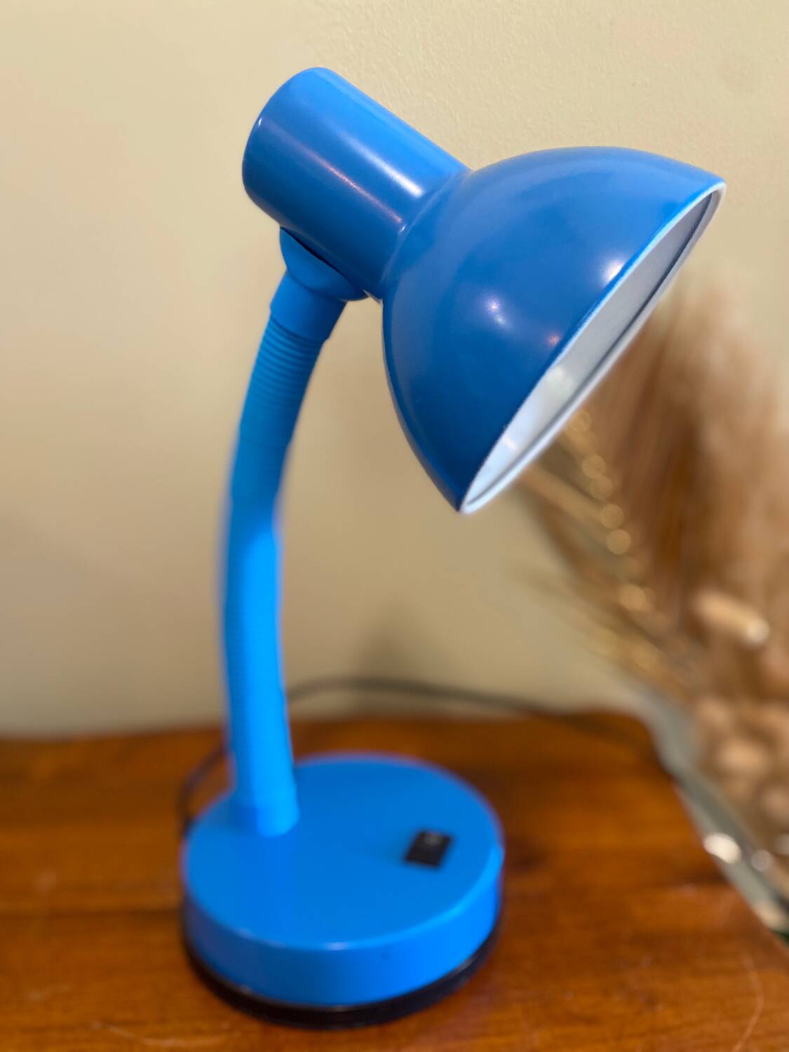 Vintage blue lamp