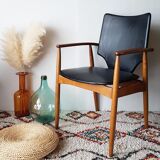 Scandinavian armchair in teak 60s