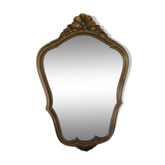 Shell mirror 25x45cm