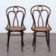 Suite de 6 chaises de bistrot par Josef Hofmann en cannage