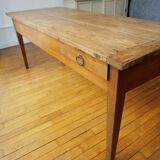 Old farm with 3 drawers table