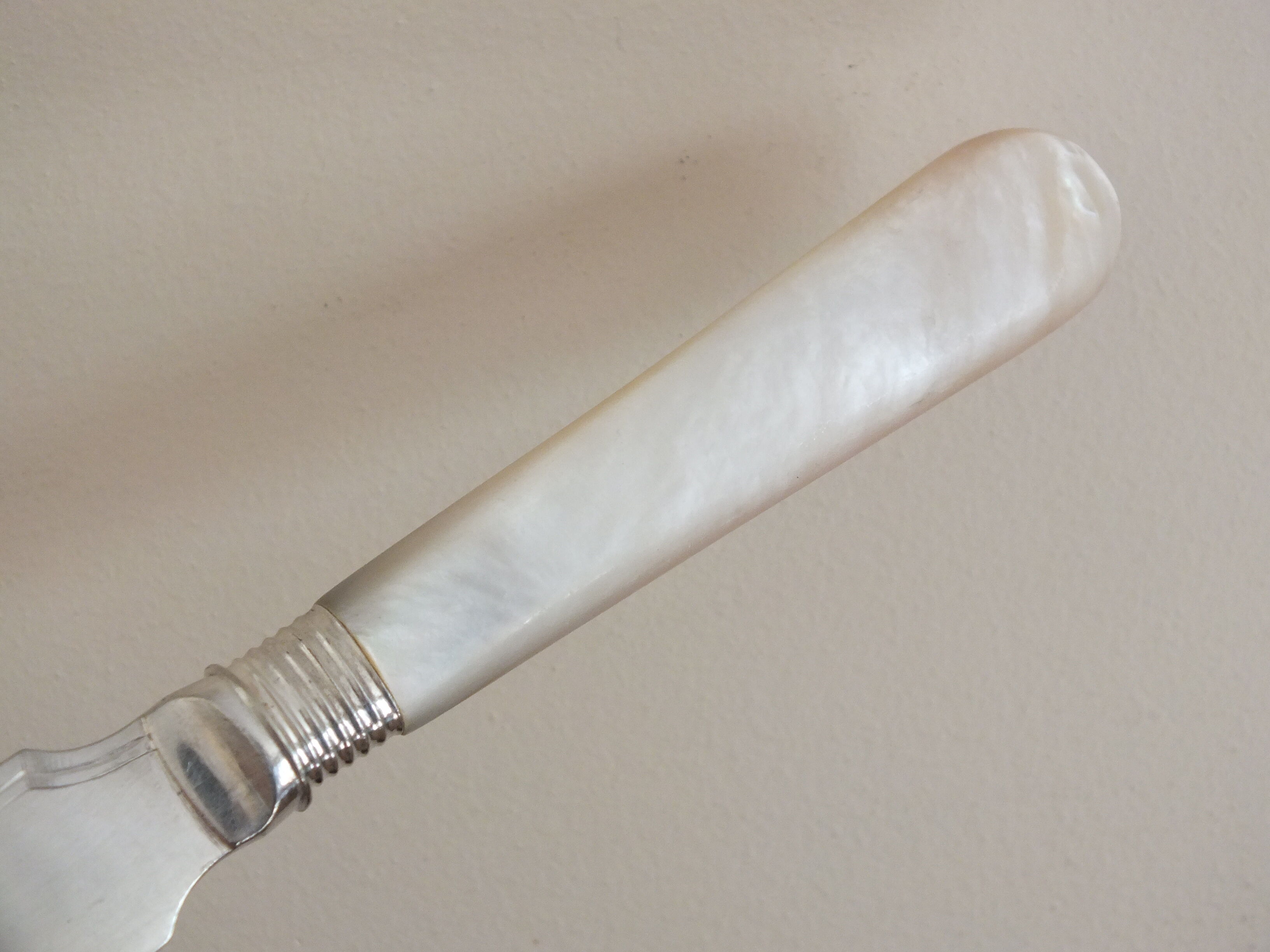 COUTEAU POISSON 19.8 CM GAMMA ACIER CHRISTOFLE BEL ÉTAT ACIER