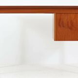 Vintage Scandinavian teak desk with 3 drawers – Denmark, 20th century