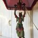 Lampe orientaliste ancienne, XIXe siècle, représentant un majordome nubio