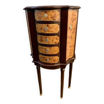 Bedside table, Fabergé jewelry cabinet
