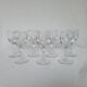 7 antique stemmed glasses made of blown glass – 1930s–1950s