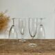 6 Vintage Twisted Flutes France