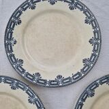 Set of 11 Dessert Plates Ter De Fer Salins Rivoli Model