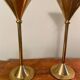 Pair of gold candlesticks