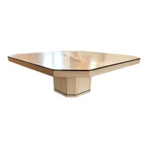table basse en travertin