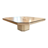 Travertine coffee table