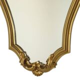 Vintage Gold Mirror Baroque Style Classic Crested Mirror 61cm