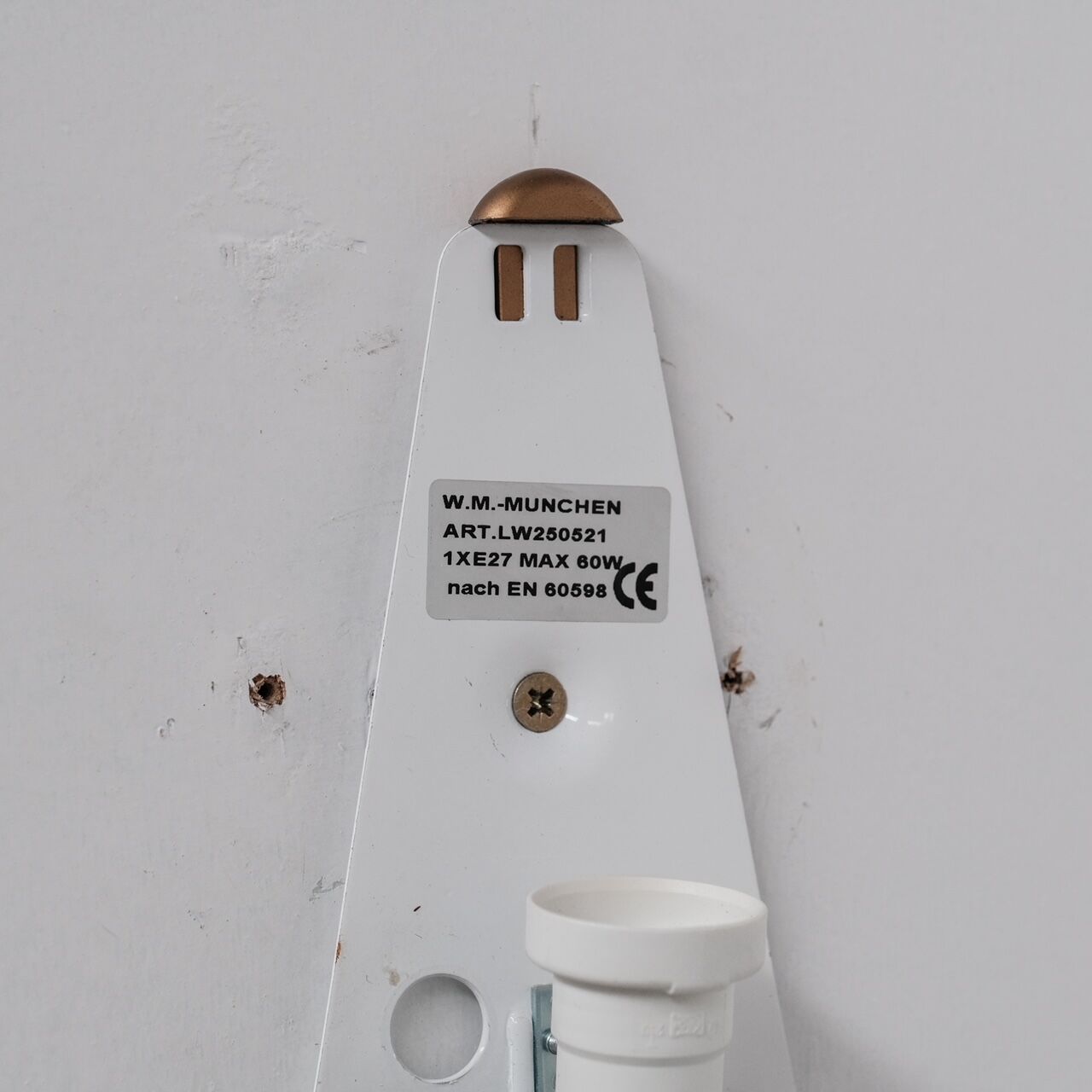 German Mid-Century Pair of Glass Wall Lights