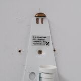 German Mid-Century Pair of Glass Wall Lights