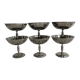 Vintage stainless steel stemmed cups