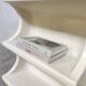 Vintage space age thermoformed plastic wall shelves 1970s