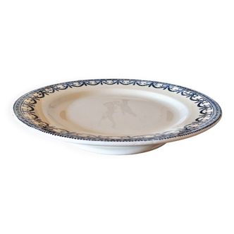 Compotier vintage Salins terre de fer Guirlandes Louis XVI