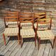 6 chaises scandinave cordage Danois neuf