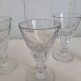4 stemmed glasses from the 20s and 30s