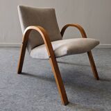 Pair of Bow Wood armchairs from the 50s/60s by Steiner