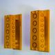 Mid-century modern pine wall sconces from Vemdalia, Sweden, 1975, set of 2