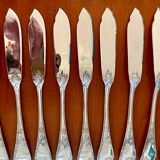 Christofle Marly model, fish cutlery, excellent condition