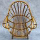 Fauteuil en rotin des années 60 France