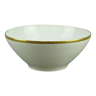 Porcelain salad bowl gold inlays by Chastagner in Limoges