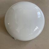 Large opaline wall or ceiling light D24cm