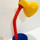 Lampe de bureau articulée colorée des années 80