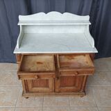 Vintage walnut vanity