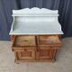Vintage walnut vanity