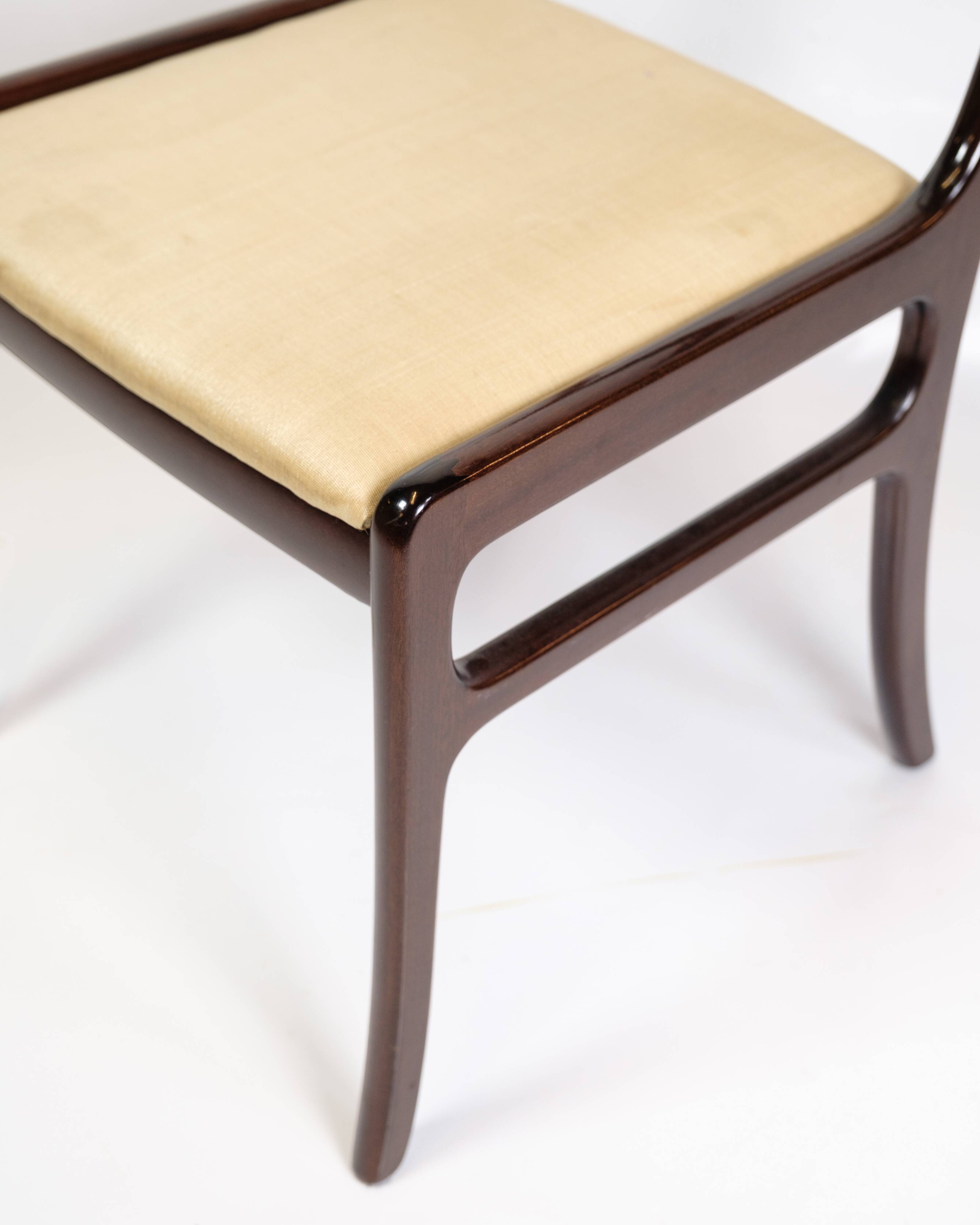 Set Of 6 Dining Chairs Model Rungstedlund Made In Mahogany By Ole Wanscher From 1960s