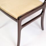 Ensemble de 6 chaises de salle à manger modèle Rungstedlund fabriquées en acajou par Ole Wanscher des années 1960