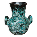 Vase céramique émaillée style Vallauris