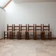 Ensemble de six chaises à manger d