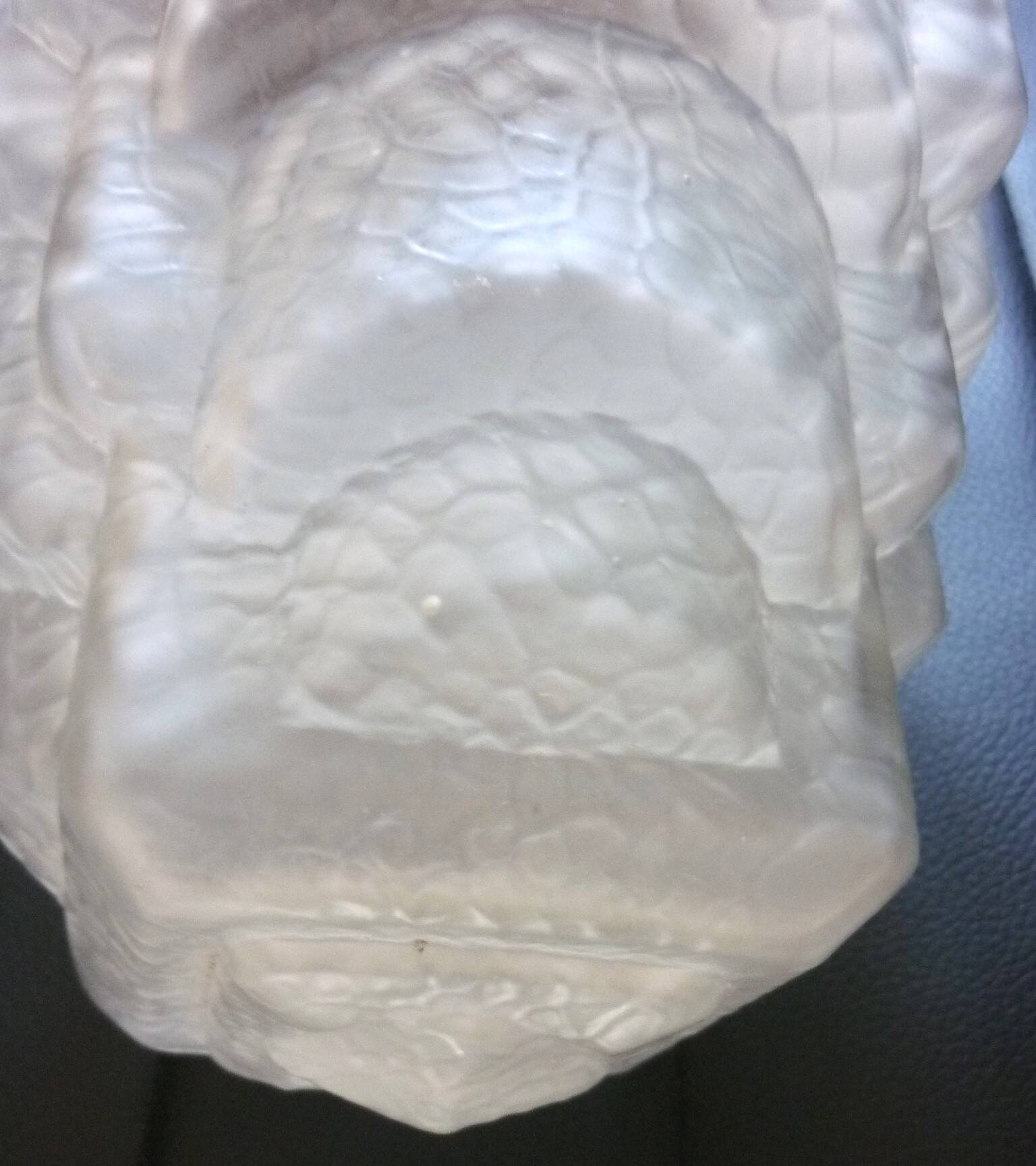 Art deco pendant lamp, frosted glass globe, skyscraper, building