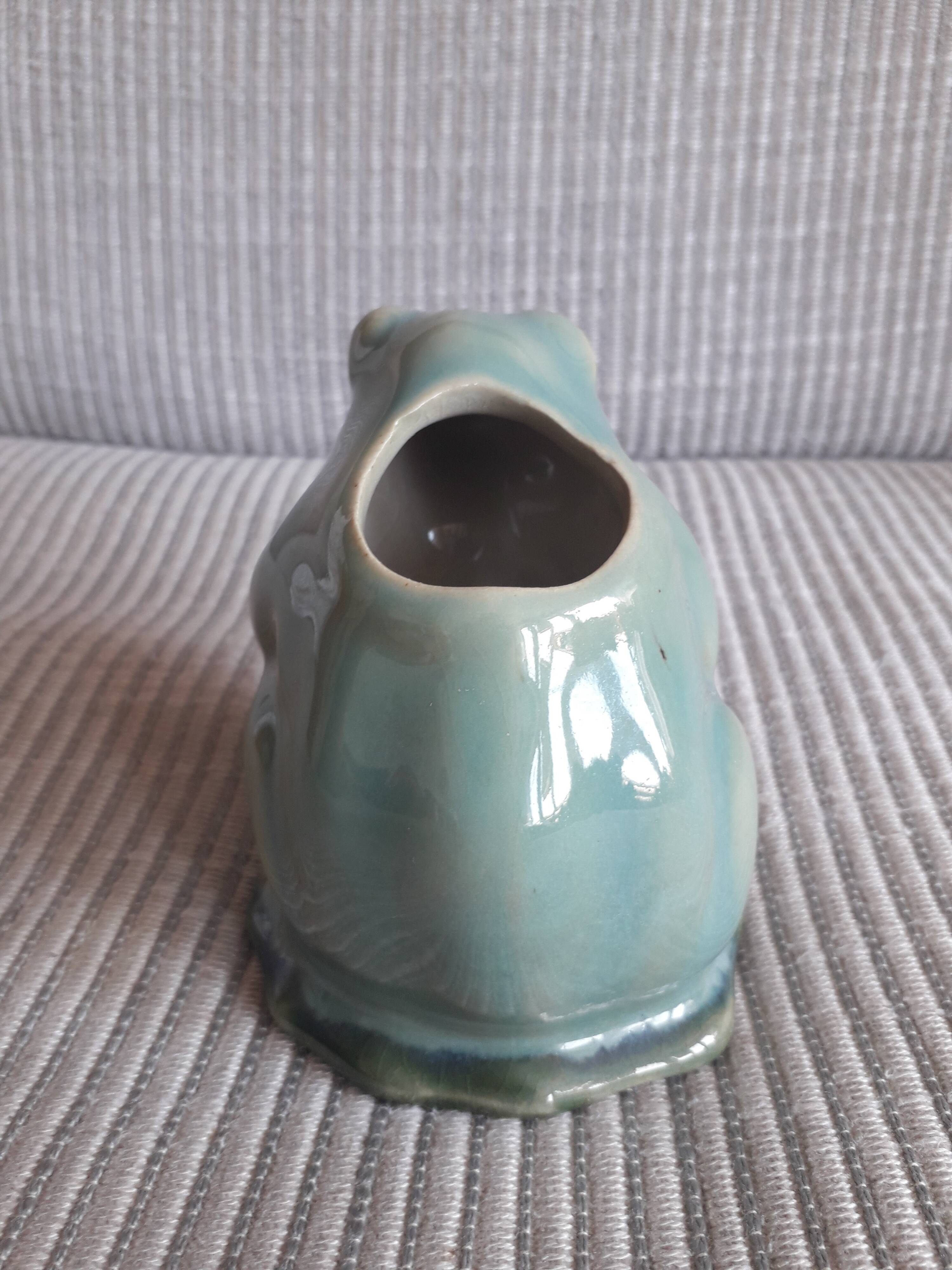 Vintage ceramic frog