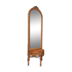 Table console avec miroir