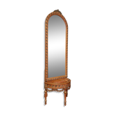 Table console avec miroir