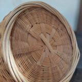 Wicker pot cache duo